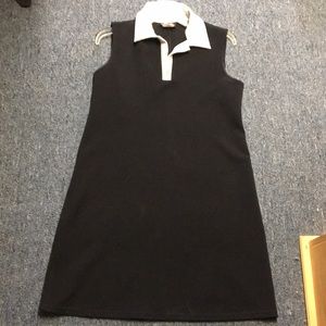 Sleeveless black dress